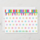 Niedlicher Cupcake zum Geburtstag Einladung [zwei] (Rückseite)