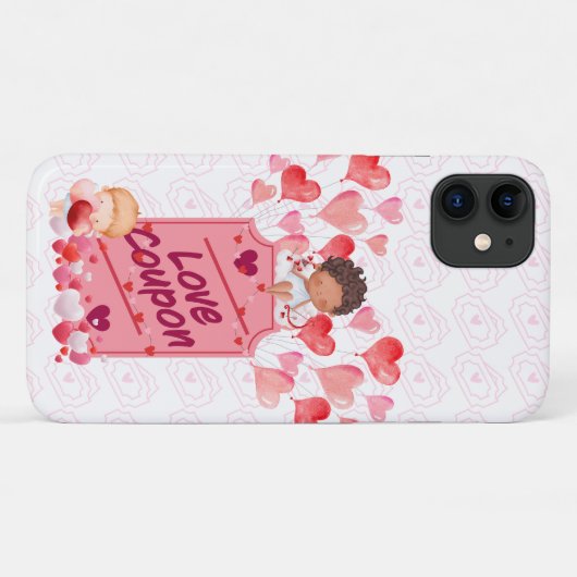 Niedlicher Cupid-Liebe Case-Mate iPhone Hülle (Rückseite (Horizontal))