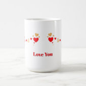 Niedlicher Cupid mit Bogen und Pfeil Kaffeetasse (Mittel)