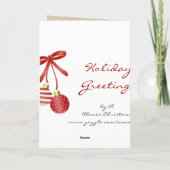 Niedlicher Custom Dog Weihnachten (Rückseite)