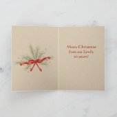 Niedlicher Custom Dog Weihnachten (Innenseite)