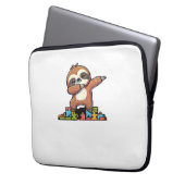 Niedlicher Dabbing Faultier Autismus Bewusstsein A Laptopschutzhülle (Vorderseite Links)