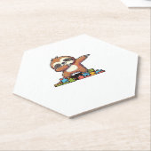 Niedlicher Dabbing Faultier Autismus Bewusstsein A Untersetzer (angewinkelt)