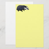 Niedlicher Dachs Briefpapier (Vorne/Hinten)
