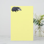 Niedlicher Dachs Briefpapier (Stehend Vorderseite)