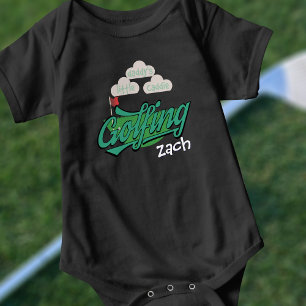 Niedlicher Daddy-Golfer Baby Strampler