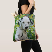 Niedlicher Dalmatiner Hund Welpe Portrait Foto - Tasche (Von Nahem)