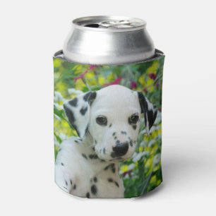Niedlicher Dalmatiner Hund Welpenportrait, Funny B Dosenkühler