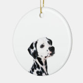 Niedlicher Dalmatiner Keramik Ornament (Links)