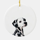 Niedlicher Dalmatiner Keramik Ornament (Hinten)