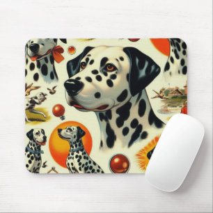 Niedlicher Dalmatiner nahtlos Mousepad