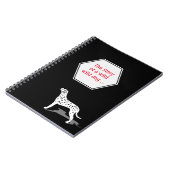 Niedlicher Dalmatiner Notizblock (Linke Seite)