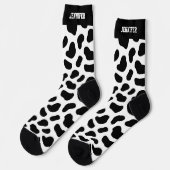 Niedlicher Dalmatiner-Spot-Muster Hund Lover Socken (Linkes Detail)