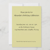 Niedlicher Dalmatiner Welpe in Daisies Einladung (Rückseite)