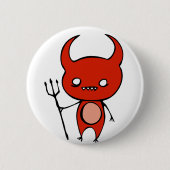 Niedlicher Dämon Button (Vorderseite)