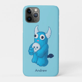 Niedlicher Dämon mit Schädel Case-Mate iPhone Hülle