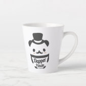 Niedlicher Dapper Panda mit Top Hat Milchtasse (Rechts)