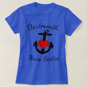 Niedlicher Dartmouth Nova Scotia Ankerpunkt T-Shirt