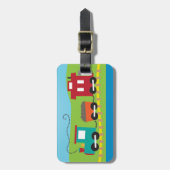 Niedlicher das Choo Choo des Kindes Zug Gepäckanhänger (Vorderseite vertikal)