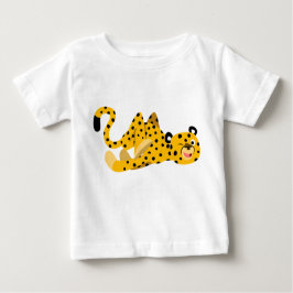 Niedlicher Dashing Cartoon Cheetah Baby T - Shirt