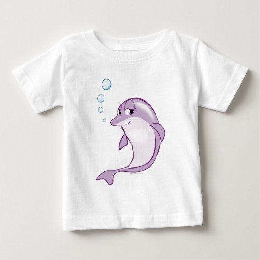 Niedlicher Delphin Baby T-shirt (Vorderseite)