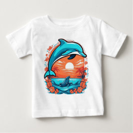 Niedlicher Delphin Baby T-shirt