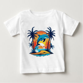 Niedlicher Delphin Baby T-shirt