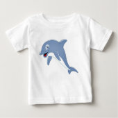 Niedlicher Delphin Baby T-shirt (Vorderseite)