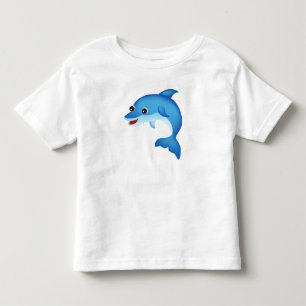 Niedlicher Delphin Kleinkind T-shirt