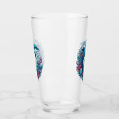 Niedlicher Delphin, Küstendelphin/Seeschifffahrt Glas (Links)