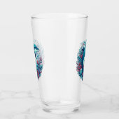 Niedlicher Delphin, Küstendelphin/Seeschifffahrt Glas (Rechts)