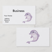 niedlicher Delphin Visitenkarte (Vorne/Hinten)