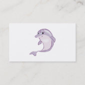 niedlicher Delphin Visitenkarte (Rückseite)