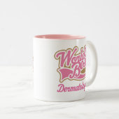 Niedlicher Dermatologe Zweifarbige Tasse (VorderseiteRechts)