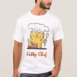 Niedlicher des Kitty-Kochs-| niedlicher JuniorKoch T-Shirt