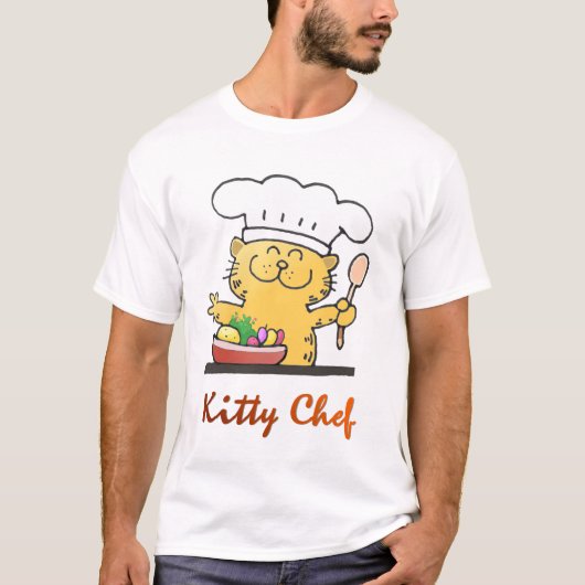 Niedlicher des Kitty-Kochs-| niedlicher JuniorKoch T-Shirt (Vorderseite)