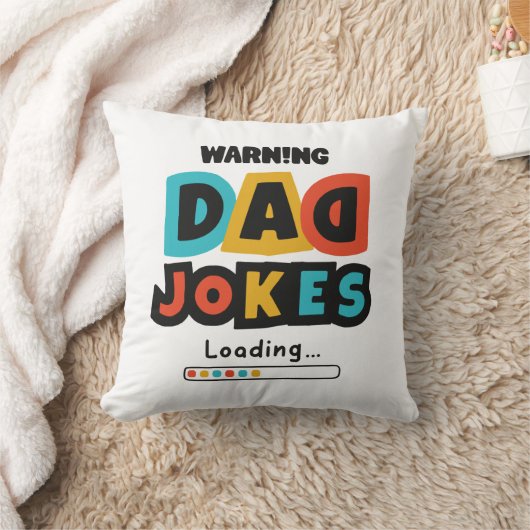Niedlicher Design-Vater-Witze zum Vatertag Kissen (Decke)