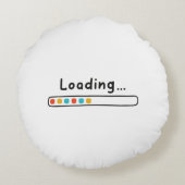 Niedlicher Design-Vater-Witze zum Vatertag Rundes Kissen (Rückseite)