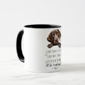 Niedlicher deutscher Pointer Dog Funny Custom Tasse (Vorderseite Links)