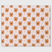 Niedlicher Deutscher Schäferhund Geschenkpapier (Flach)
