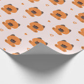 Niedlicher Deutscher Schäferhund Geschenkpapier (Ecke)