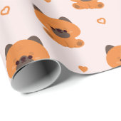Niedlicher Deutscher Schäferhund Geschenkpapier (Rolleneckpunkt)