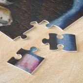 niedlicher deutscher Schäferhund Puzzle (Seite)