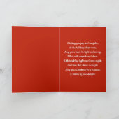 Niedlicher deutscher Schäferhund Welpenhund Frohe Karte (Innenseite)