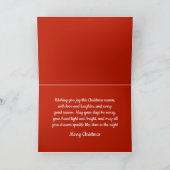 Niedlicher deutscher Schäferhund Welpenhund Frohe  Karte (Innenseite)