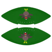 Niedlicher die Weihnachtstürkei-Fußball Football (Paneele)