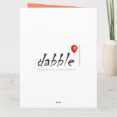 Niedlicher digitaler Bunny Dankeschön Karte (Rückseite)