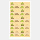 Niedlicher Dimetrodon-Dinosaurier-Cartoon personal Etiketten (Blatt)