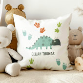 Niedlicher Dino Footprint Kissen