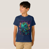 Niedlicher Dino-Frog 1 T-Shirt (Vorne ganz)